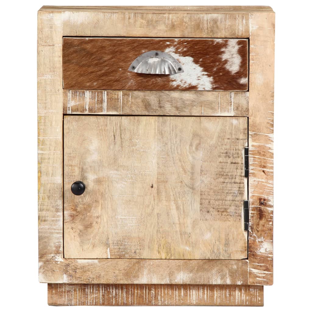 Bedside Cabinet 40x30x50 cm Solid Mango Wood