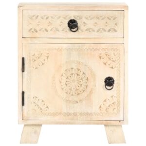 Bedside Cabinet 40x30x50 cm Solid Mango Wood