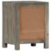 Bedside Cabinet Grey 40x30x50 cm Solid Mango Wood