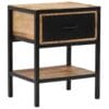 Bedside Cabinet Solid Mango Wood 40x30x50 cm