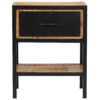 Bedside Cabinet Solid Mango Wood 40x30x50 cm