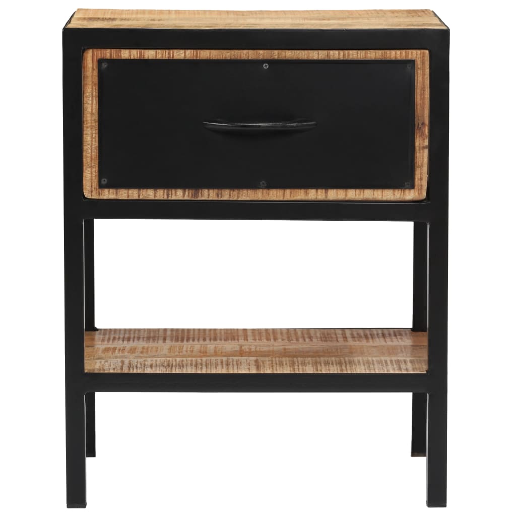 Bedside Cabinet Solid Mango Wood 40x30x50 cm