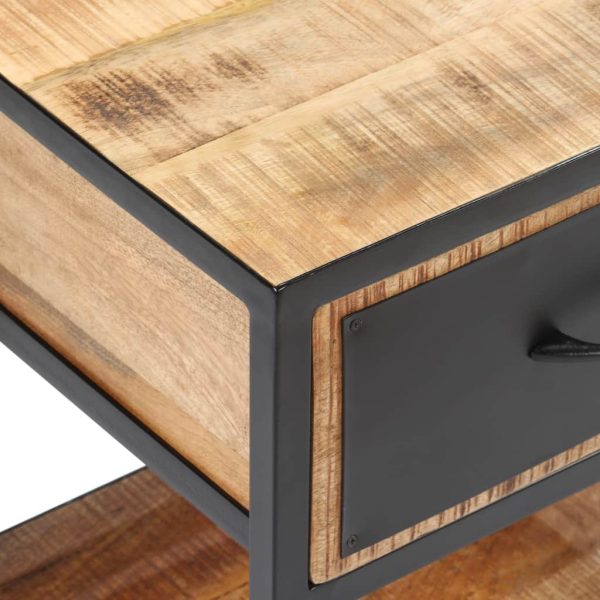 Bedside Cabinet Solid Mango Wood 40X30X50 Cm