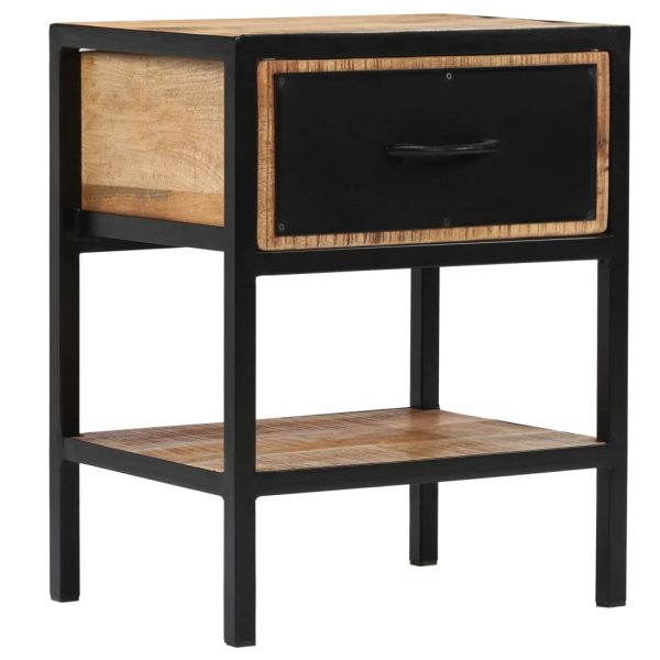 Bedside Cabinet Solid Mango Wood 40X30X50 Cm