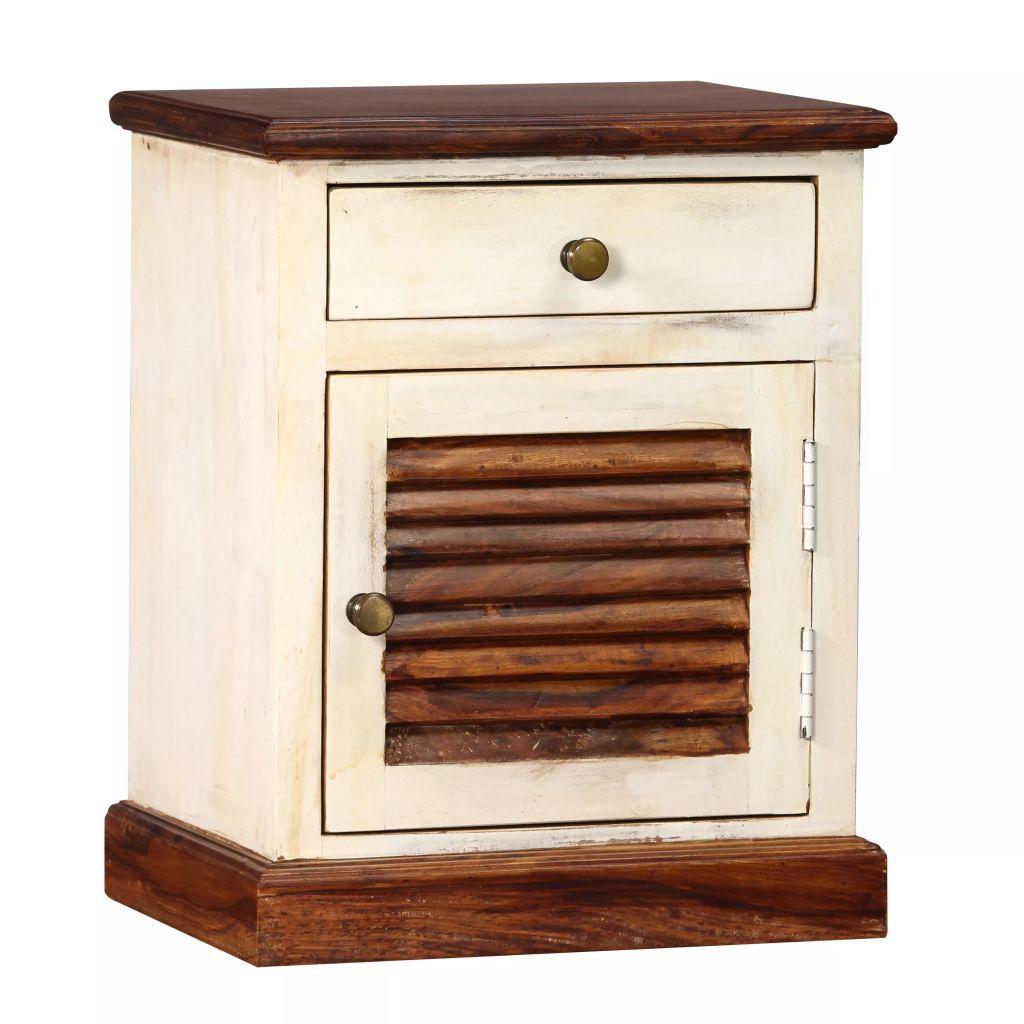 Bedside Cabinet Solid Sheesham Mango Wood 30x40x50 cm