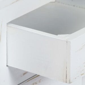 Bedside Cabinet White 40x30x50 cm Solid Mango Wood