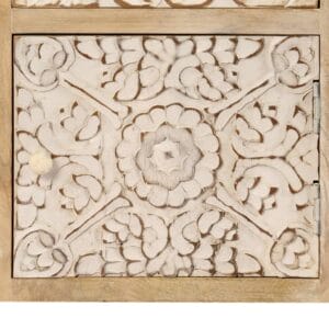 Bedside Table Solid Mango Wood 40x30x50 cm