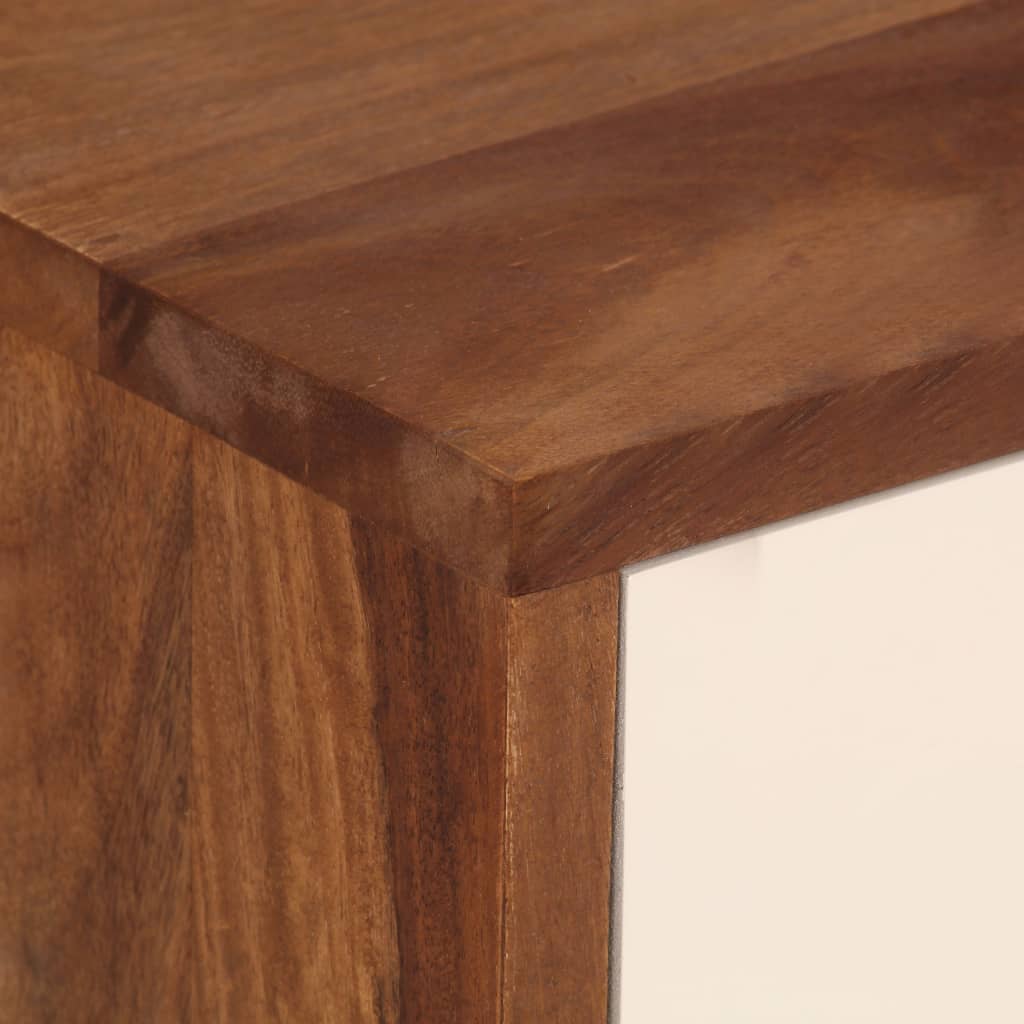 Bedside Table Solid Sheesham Wood 45x30x45 cm
