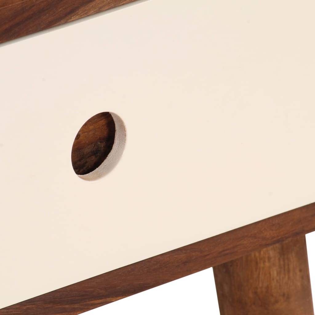 Bedside Table Solid Sheesham Wood 45x30x45 cm