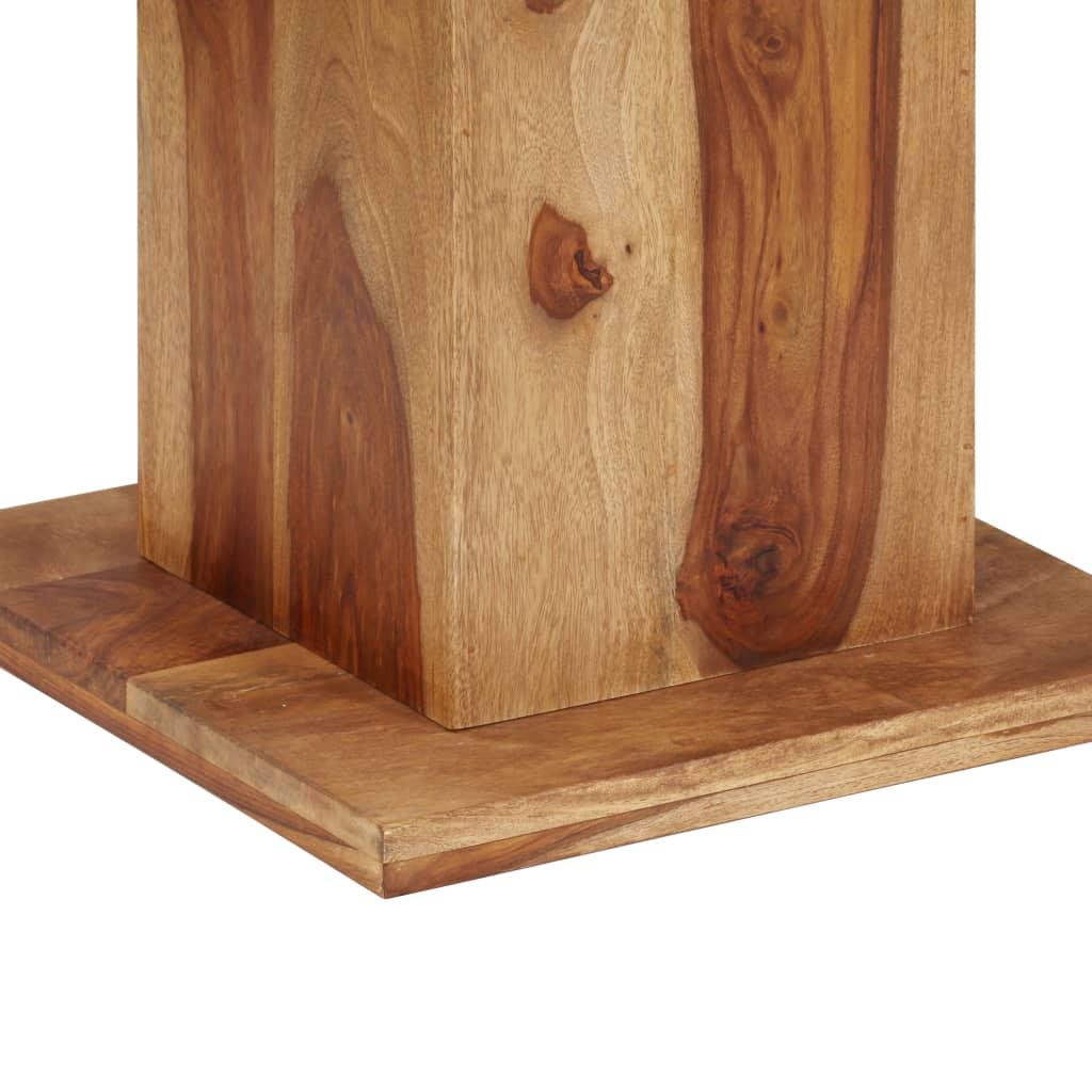 Chunky Cubic Dining Table Solid Sheesham Wood 175x90x77 cm