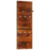 Coat Rack Solid Sheesham Wood 118x40 cm