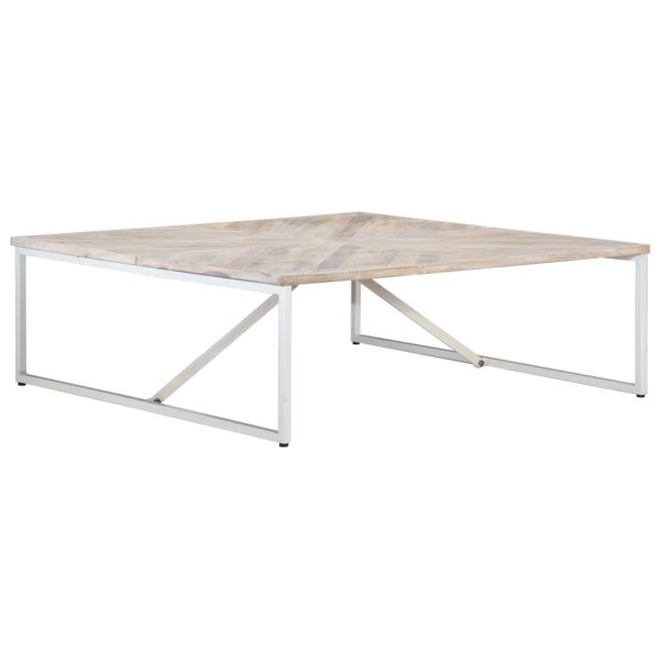 Coffee Table 110X110X36 Cm Solid Mango Wood