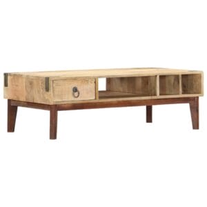 Coffee Table 110x55x40 cm Solid Mango Wood