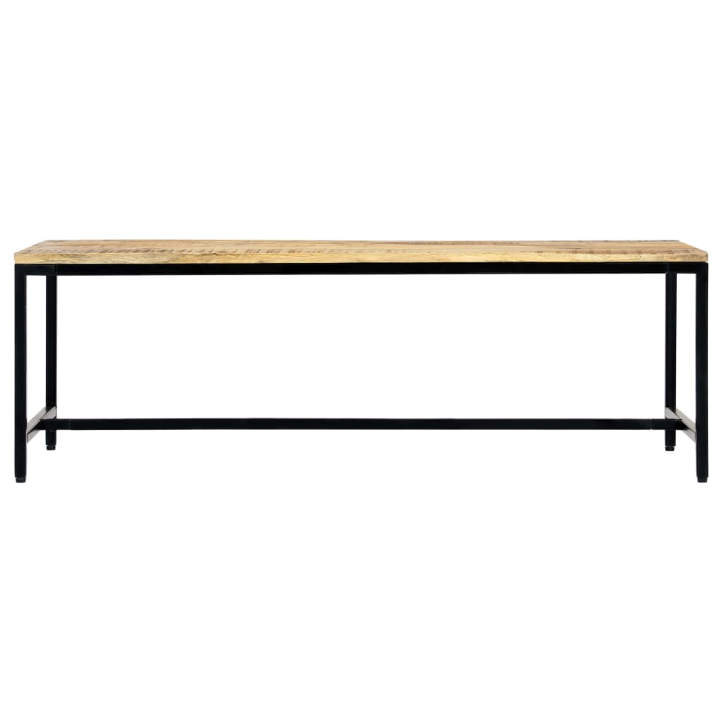 Coffee Table 120x60x40 cm Solid Rough Mango Wood