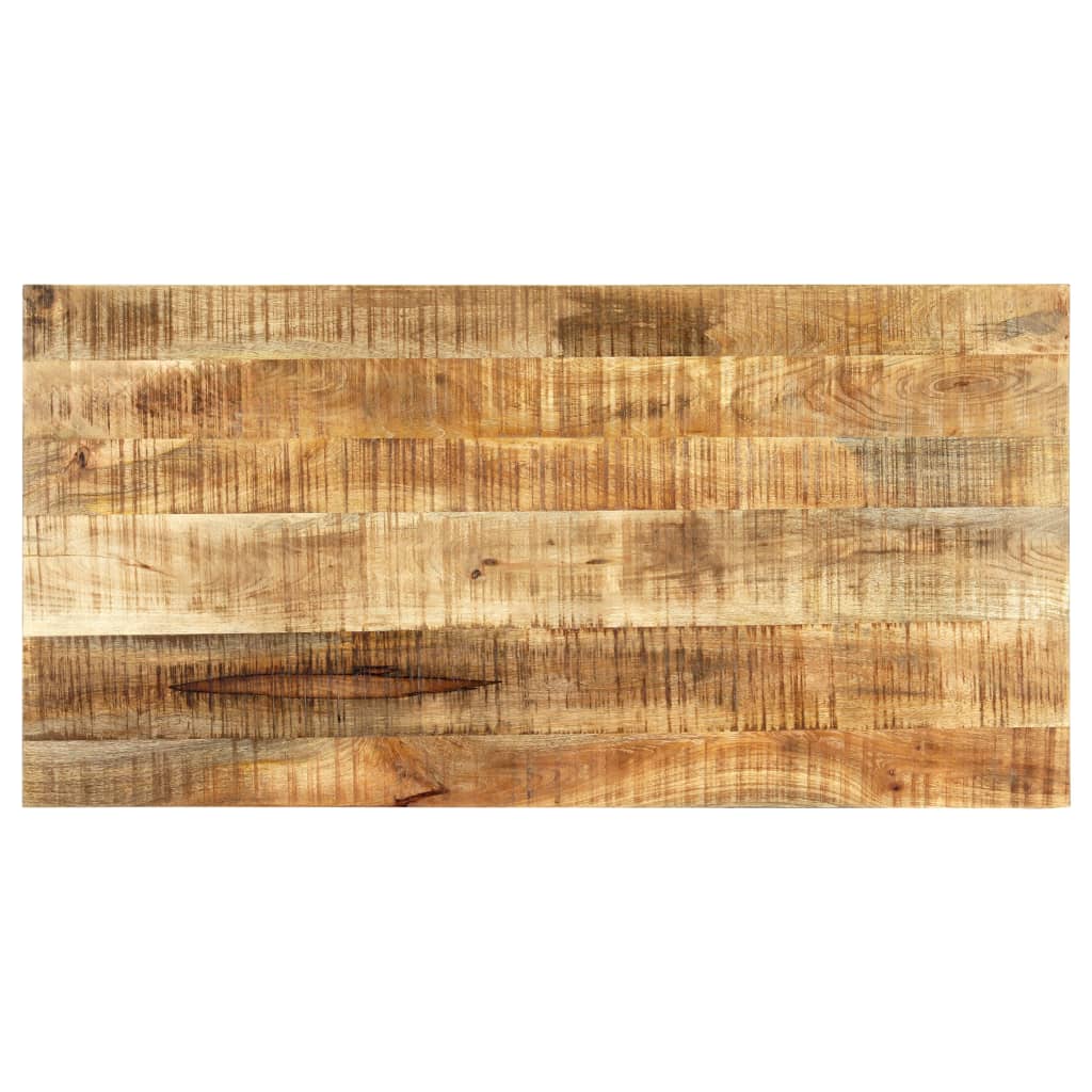 Coffee Table 120x60x40 cm Solid Rough Mango Wood