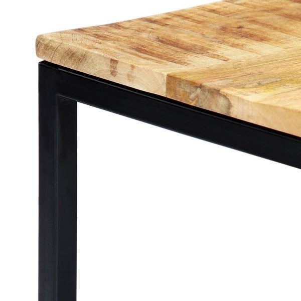 Coffee Table 120x60x40 cm Rough Mango Wood