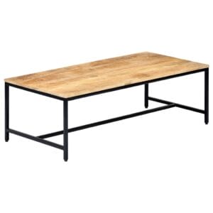 Coffee Table 120x60x40 cm Solid Rough Mango Wood