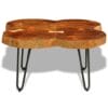 Coffee Table 35 cm 4 Trunks Solid Sheesham Wood