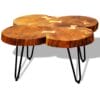 Coffee Table 35 cm 4 Trunks Solid Sheesham Wood