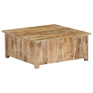 Coffee Table 70X70X30 Cm Solid Mango Wood