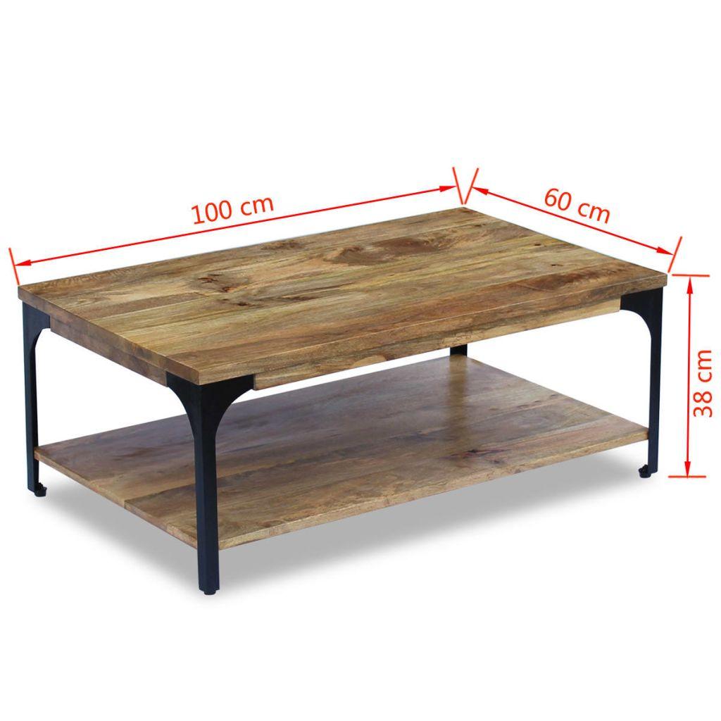 Coffee Table Mango Wood 100x60x38 cm