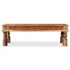 Coffee Table Solid Mango Sheesham Wood 110x60x38 cm