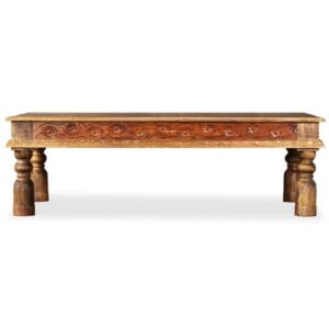 Coffee Table Solid Mango Sheesham Wood 110x60x38 cm