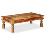 Coffee Table Solid Mango Sheesham Wood 110x60x38 cm 3