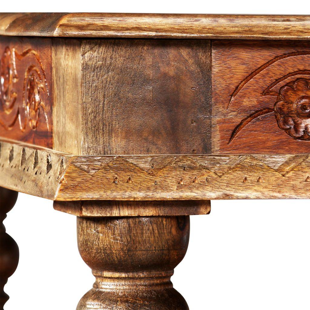 Coffee Table Solid Mango Sheesham Wood 110x60x38 cm