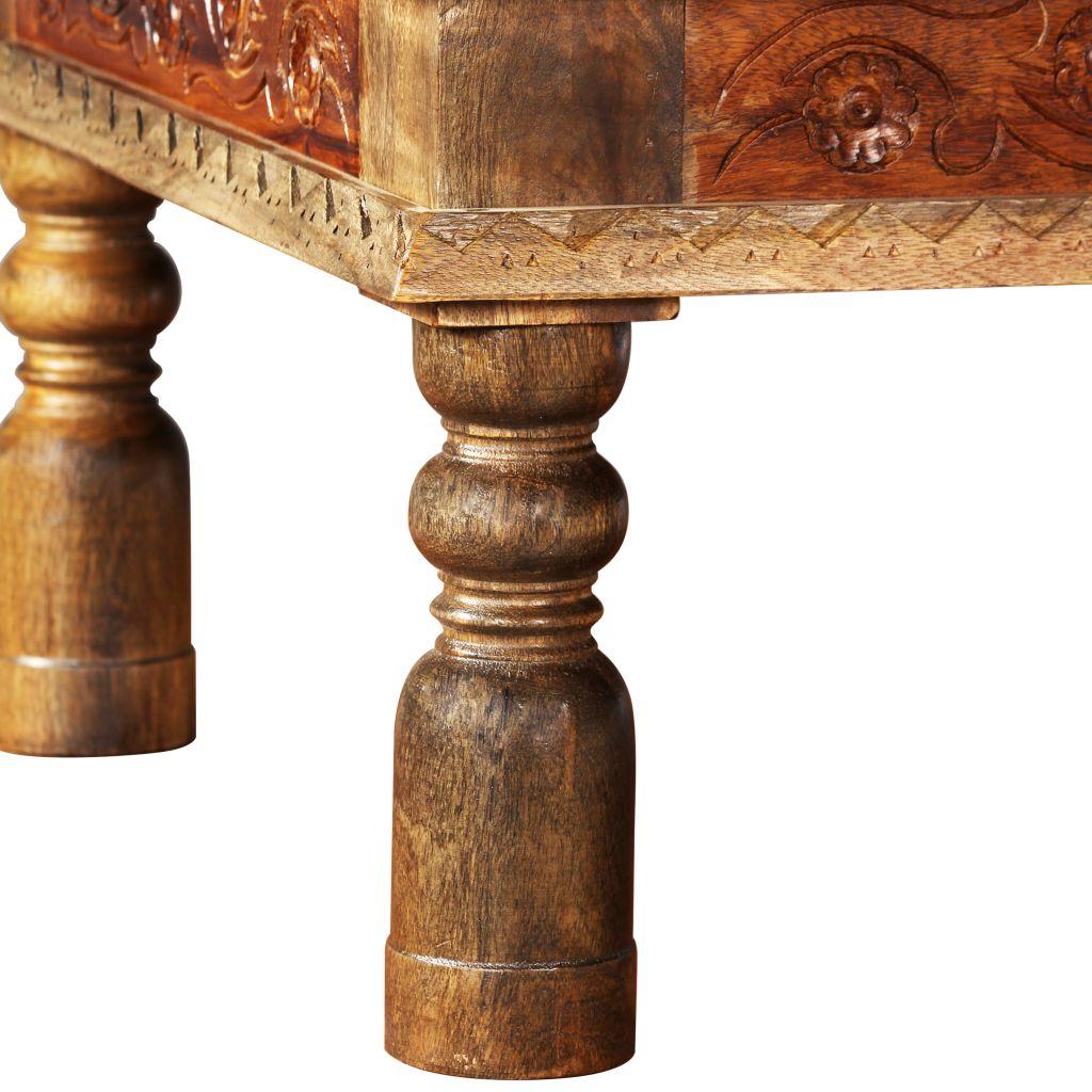 Coffee Table Solid Mango Sheesham Wood 110x60x38 cm