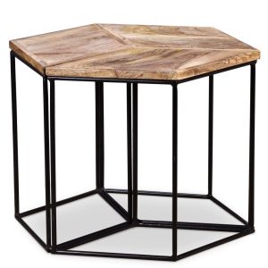 Coffee Table Solid Mango Wood 48x48x40 cm