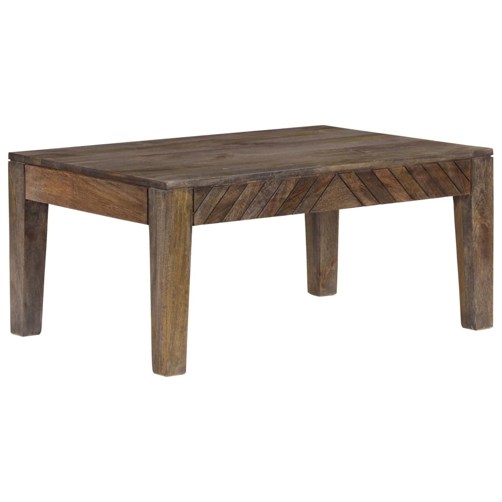 Coffee Table Solid Mango Wood 88x60x40 cm