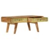 Coffee Table Solid Mango Wood 90x50x40 cm