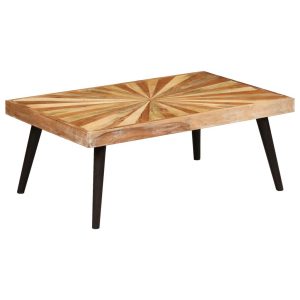 Coffee Table Solid Mango Wood 90x55x36 cm