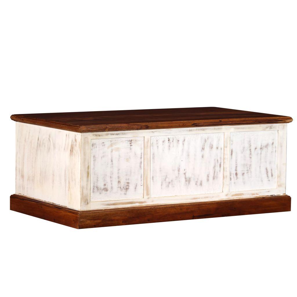 Coffee Table Solid Sheesham Mango Wood 90x50x35 cm