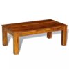 Coffee Table Solid Sheesham Wood 110x60x40 cm