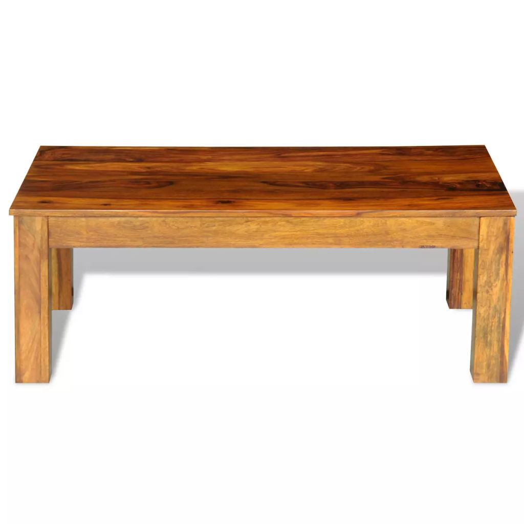 Coffee Table Solid Sheesham Wood 110x60x40 cm