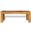Coffee Table Solid Sheesham Wood 110x60x40 cm