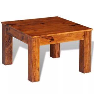 Coffee Table Solid Sheesham Wood 60x60x40 cm