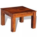 Coffee Table Solid Sheesham Wood 60x60x40 cm 5