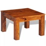 Coffee Table Solid Sheesham Wood 60x60x40 cm 1
