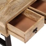 Coffee Table with 3 Drawers Solid Mango Wood 90x50x35 cm 7