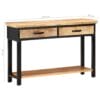Console Table 120x30x76 cm Solid Mango Wood