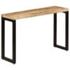 Console Table Mango Wood Top with Black Steel Frame 120x35x76cm