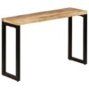 Console Table Mango Wood Top with Black Steel Frame 120x35x76cm