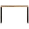 Console Table 120x35x76 cm Solid Mango Wood and Steel