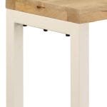 Console Table 120x35x76 cm Solid Mango Wood and Steel 7
