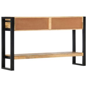 Console Table 130x30x76 cm Solid Mango Wood