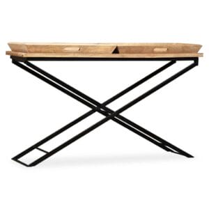 Console Table Solid Mango Wood 130x40x80 cm