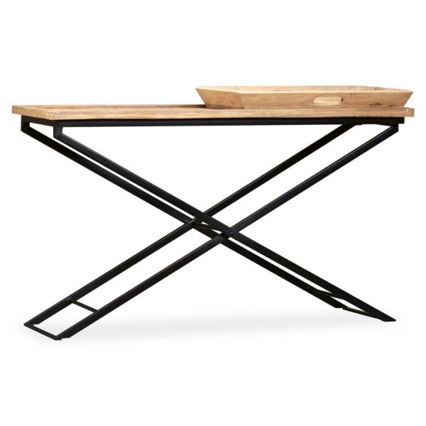 Console Table Solid Mango Wood 130x40x80 cm